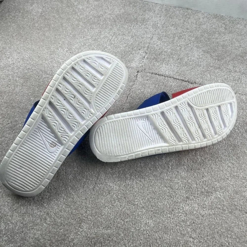Nike‎ Flip Flops Size 11-Represent USA-Slides Sandals USA Red/White/Blue
